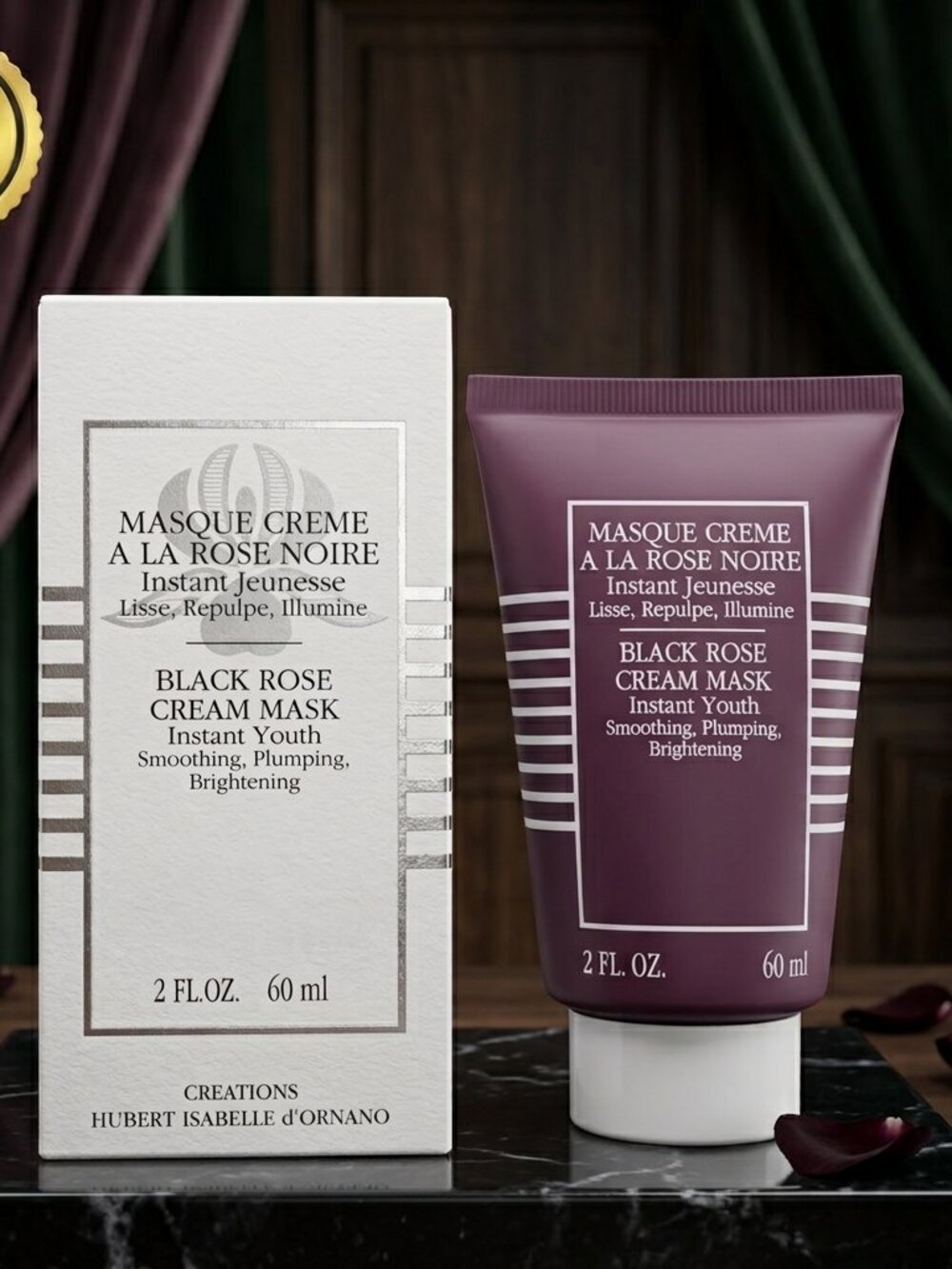 NEW Sisley Paris Black Rose Cream Mask Instant Youth 2 fl oz / 60 ml